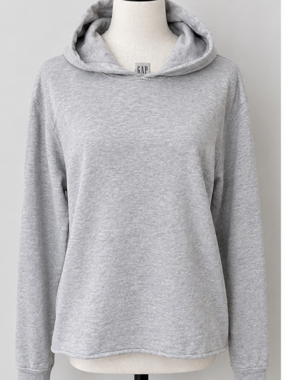 GAP Light Gray Hooded Pullover Sweatshirt